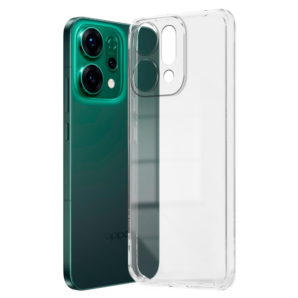 Husa pentru Oppo Reno 14 5G, Anti-Shock 1.5mm, cu protectie lentile, transparenta