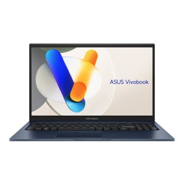 Laptop ASUS Vivobook 15, 15.6" Full HD, Intel® Core™ i3 1315U pana la 4.5 GHz, 16 GB RAM DDR4, 512 GB SSD, Intel® UHD Graphics, Free Dos, Quiet Blue 512 GB