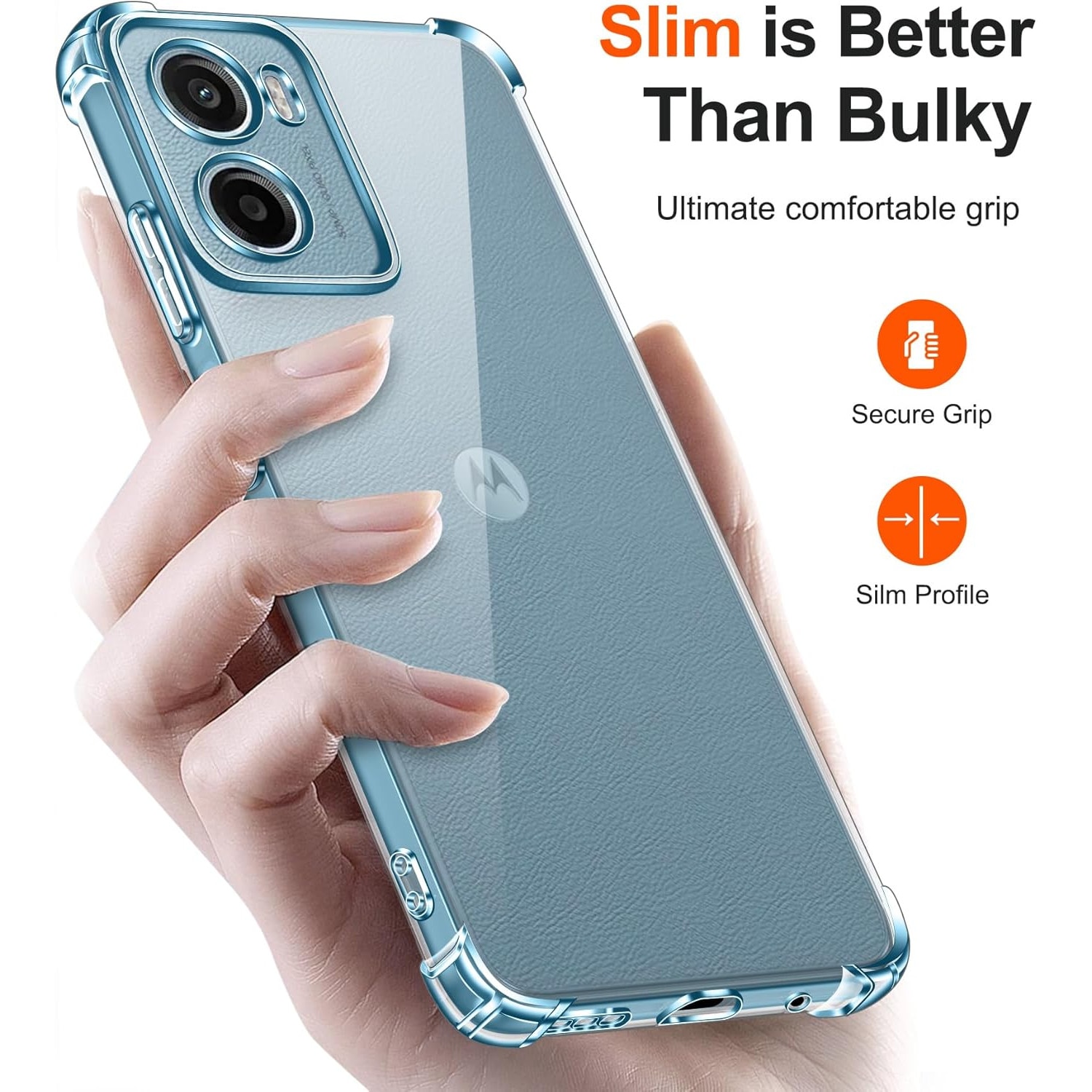 Husa pentru Motorola Moto G06, G06 Power Slim Anti-Shock 1.5mm reinforced 4 corners, transparenta