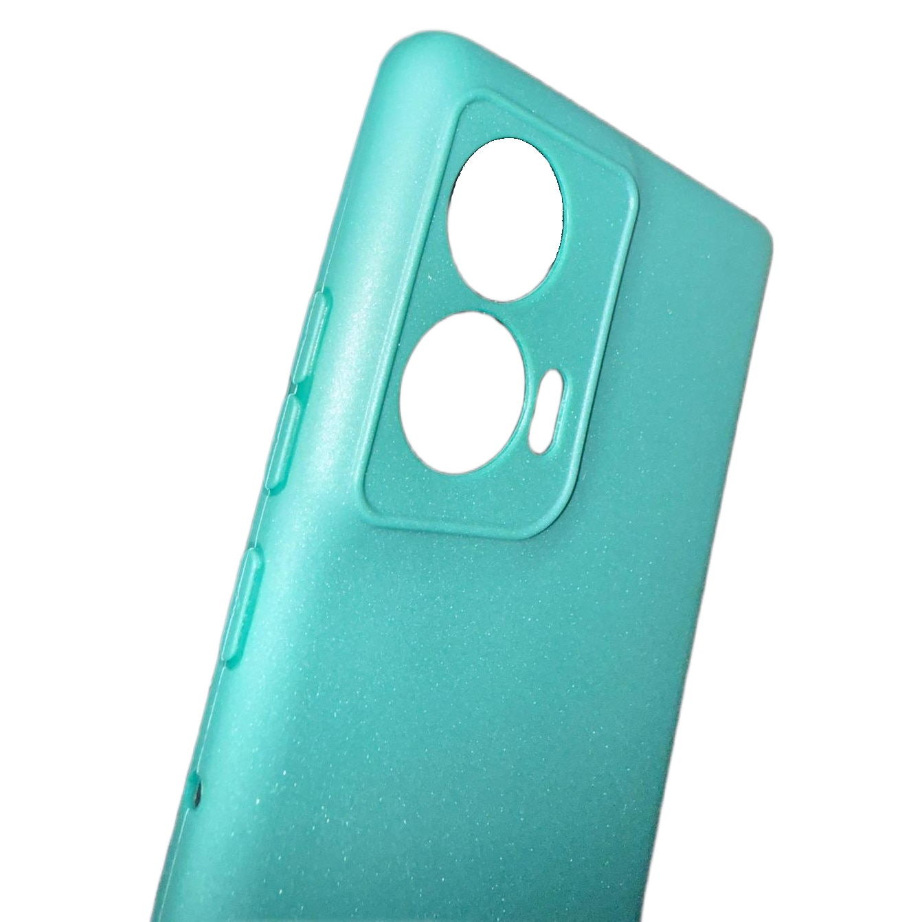 Husa protectie compatibila cu Motorola Edge 50 Fusion, Silicon Flexibil Mat, Protectie Camera, Margini Ridicare pentru protectie ecran, Verde