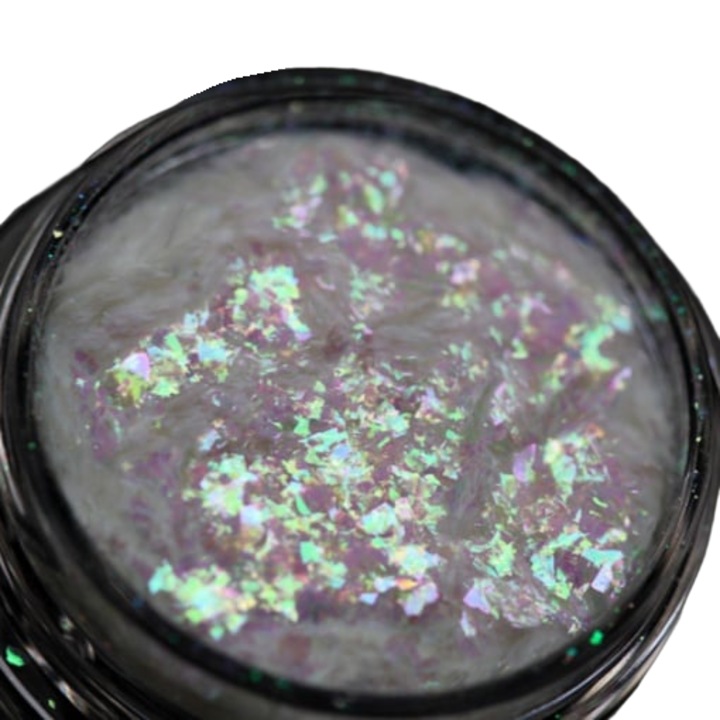 Pigment KAJOL Beauty PK95 irizáló, arany-lime részecskék sminkhez, 1g