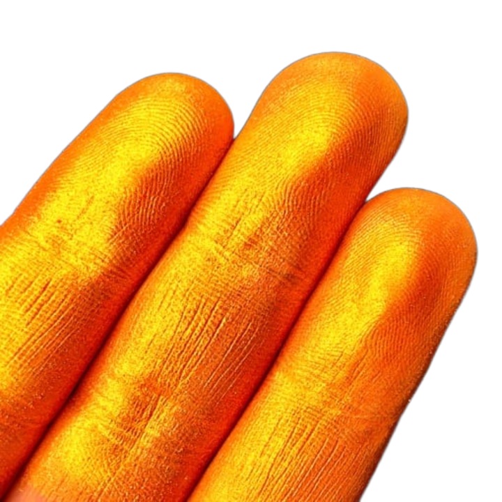 Pigment KAJOL Beauty PK66 intenzív narancssárga aranyszínű irizáló árnyalattal Monochrome sminkhez, 1g