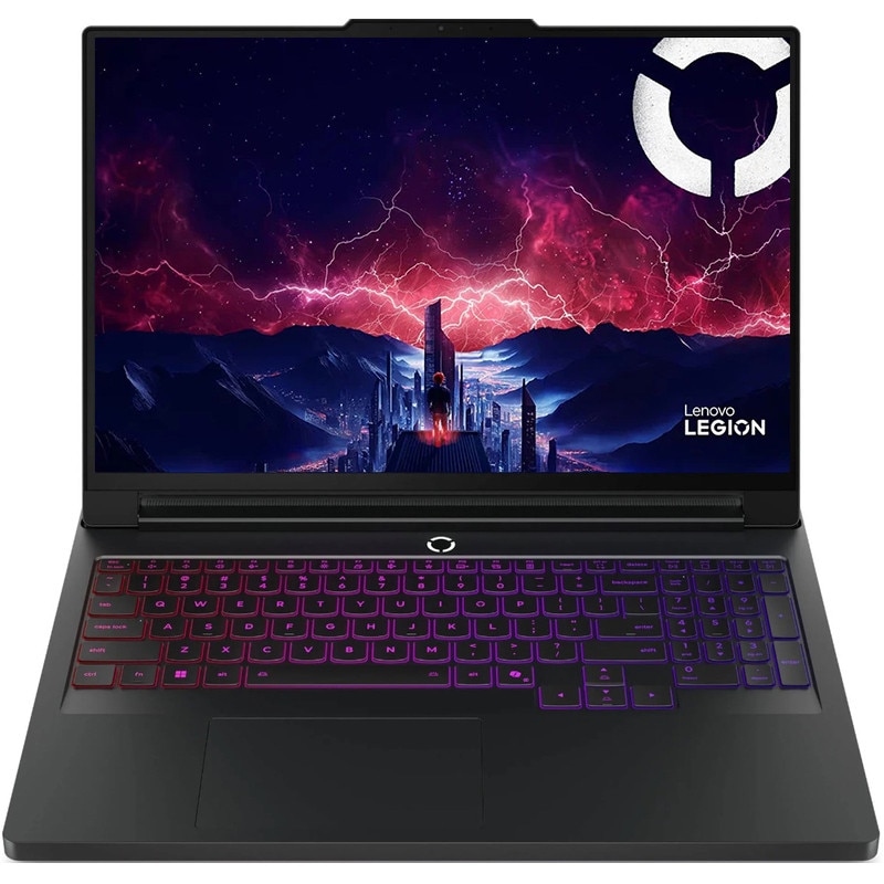 Laptop Lenovo Gaming 16'' Legion Pro 7 16AFR10H, WQXGA OLED 240Hz, Procesor AMD Ryzen™ 9 9955HX3D (128M Cache, up to 5.4 GHz), 64GB DDR5, 2TB SSD, GeForce RTX 5080 16GB, No OS, Eclipse Black, 3Yr Onsite Premium Care