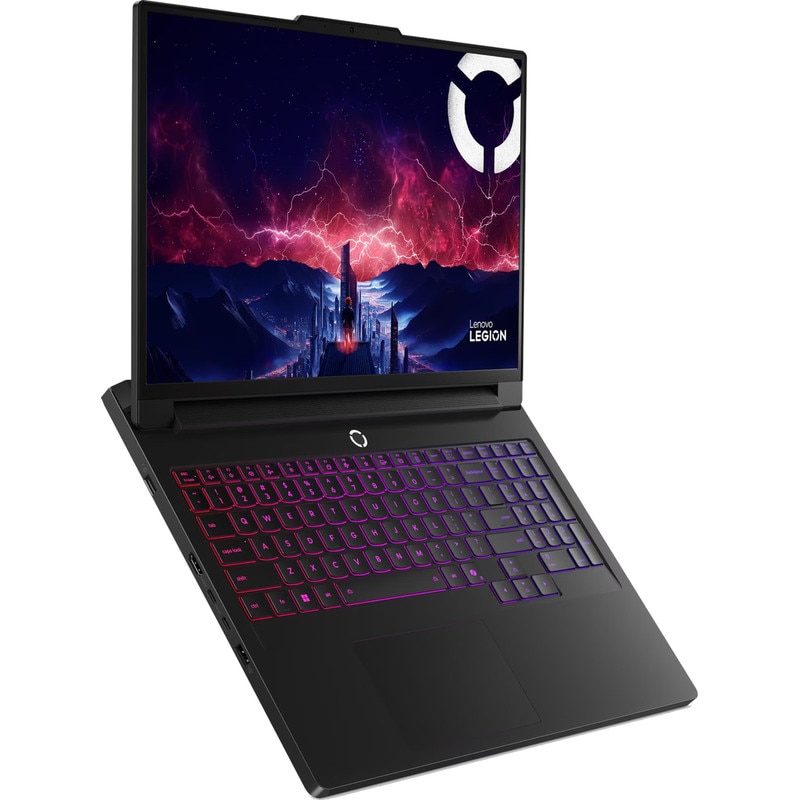 Laptop Lenovo Gaming 16'' Legion Pro 7 16AFR10H, WQXGA OLED 240Hz, Procesor AMD Ryzen™ 9 9955HX3D (128M Cache, up to 5.4 GHz), 64GB DDR5, 2TB SSD, GeForce RTX 5080 16GB, No OS, Eclipse Black, 3Yr Onsite Premium Care