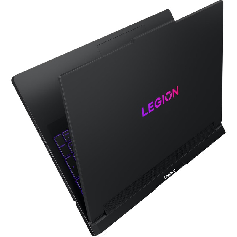 Laptop Lenovo Gaming 16'' Legion Pro 7 16AFR10H, WQXGA OLED 240Hz, Procesor AMD Ryzen™ 9 9955HX3D (128M Cache, up to 5.4 GHz), 64GB DDR5, 2TB SSD, GeForce RTX 5080 16GB, No OS, Eclipse Black, 3Yr Onsite Premium Care