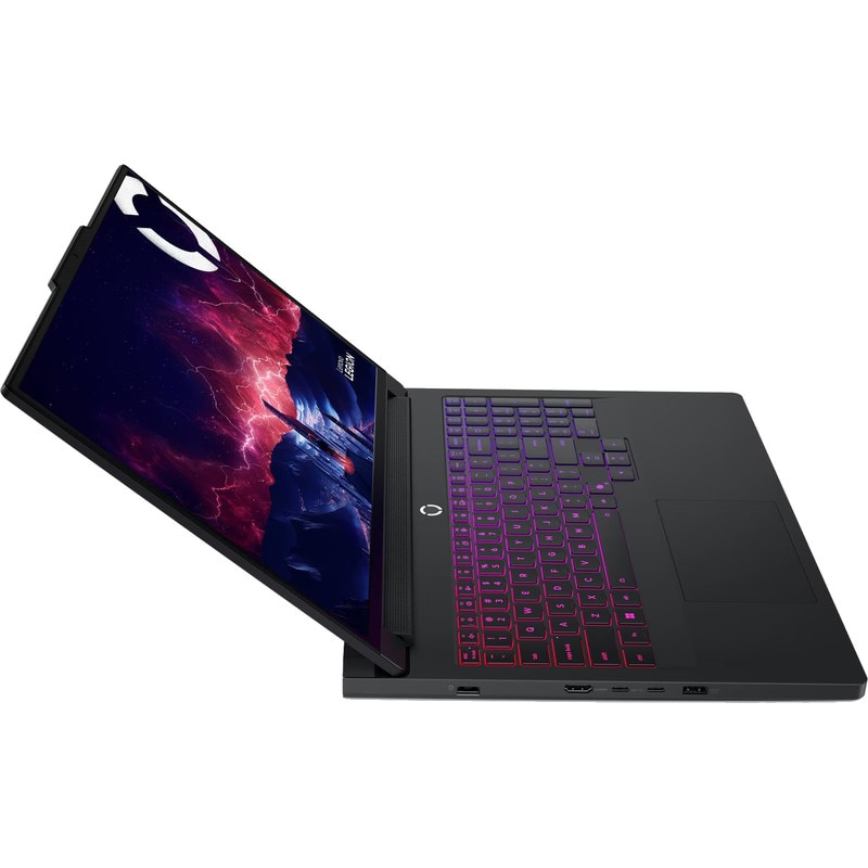Laptop Lenovo Gaming 16'' Legion Pro 7 16AFR10H, WQXGA OLED 240Hz, Procesor AMD Ryzen™ 9 9955HX3D (128M Cache, up to 5.4 GHz), 64GB DDR5, 2TB SSD, GeForce RTX 5080 16GB, No OS, Eclipse Black, 3Yr Onsite Premium Care