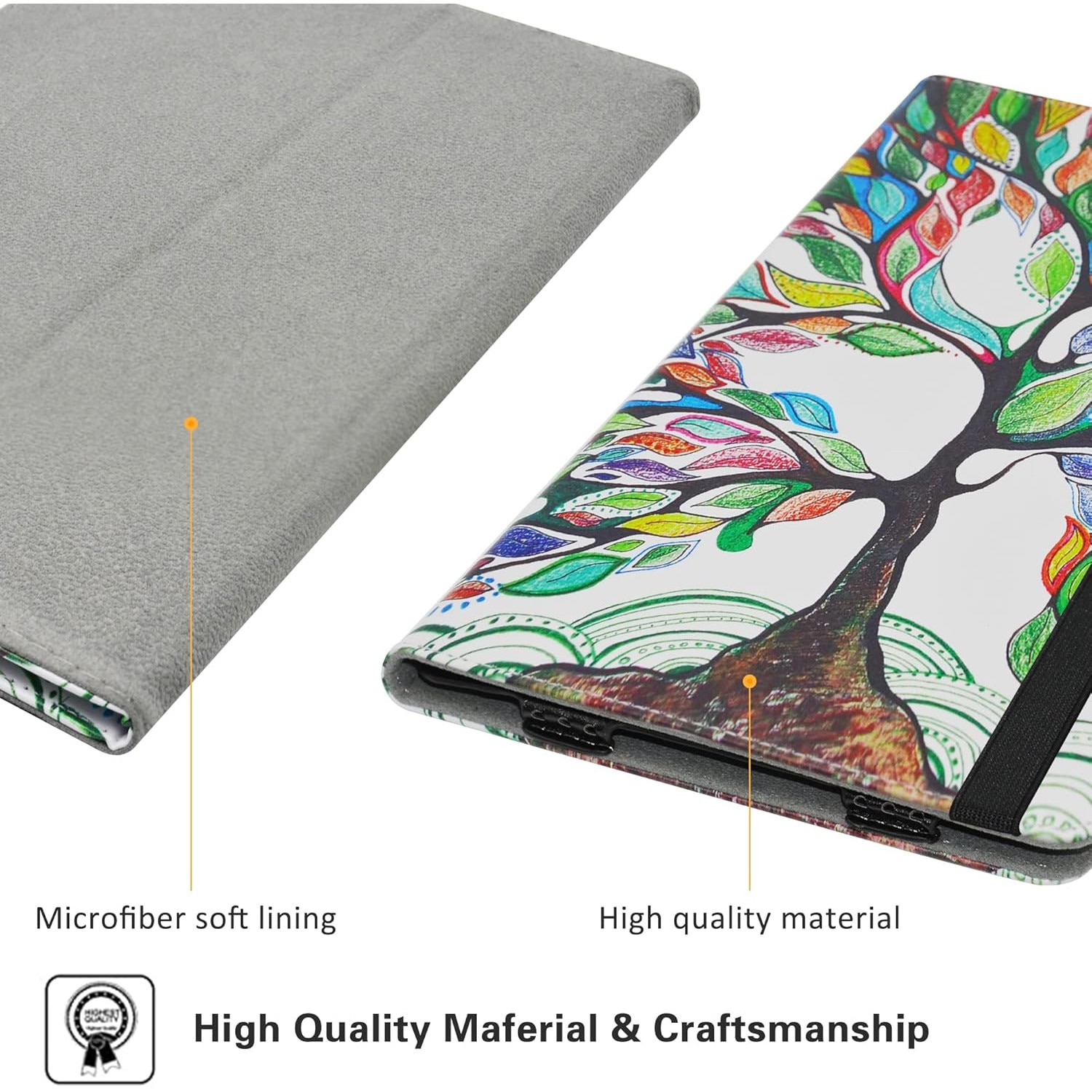 Husa tabletă MAMA MOUTH CHUWI HiPad Max, piele sintetică, ultra subțire, multicolor, 10.36"