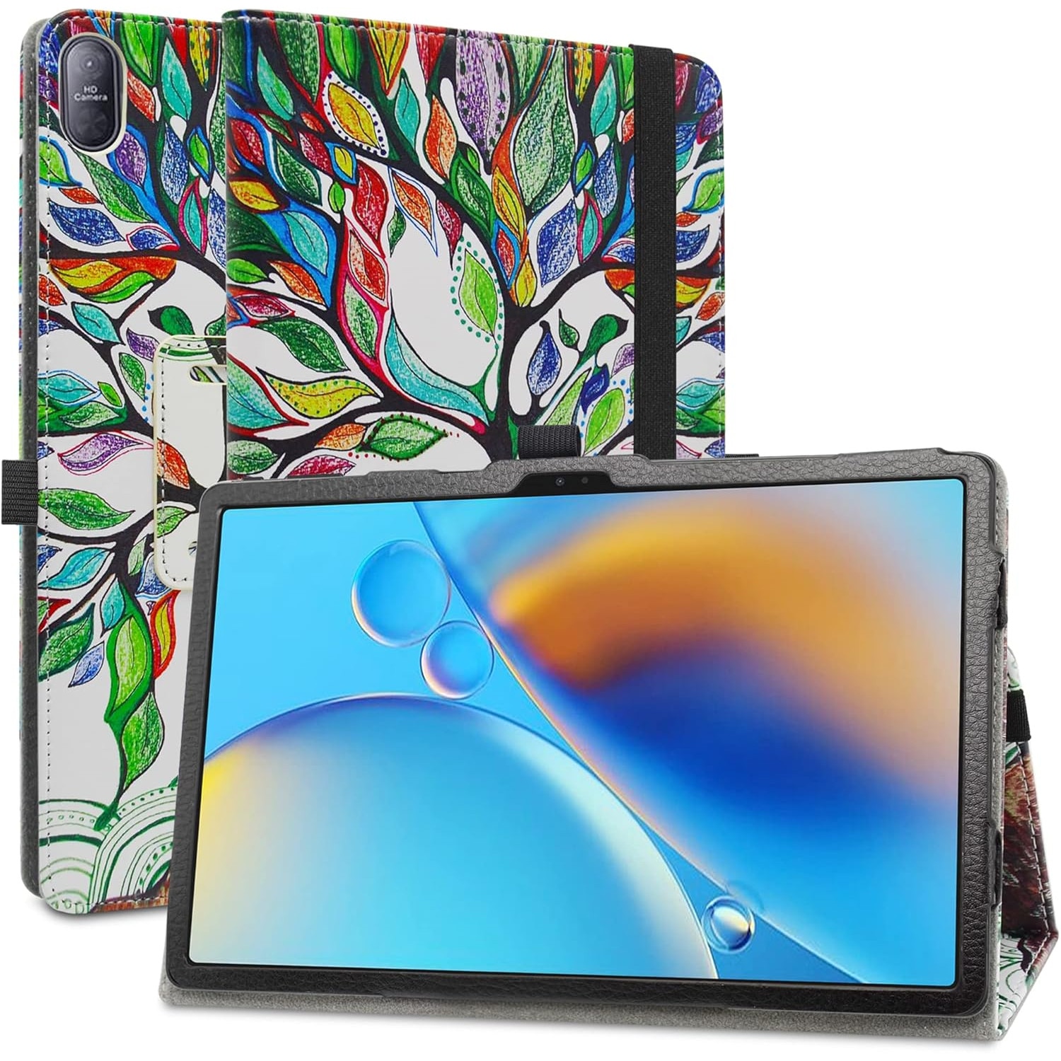 Husa tabletă MAMA MOUTH CHUWI HiPad Max, piele sintetică, ultra subțire, multicolor, 10.36"