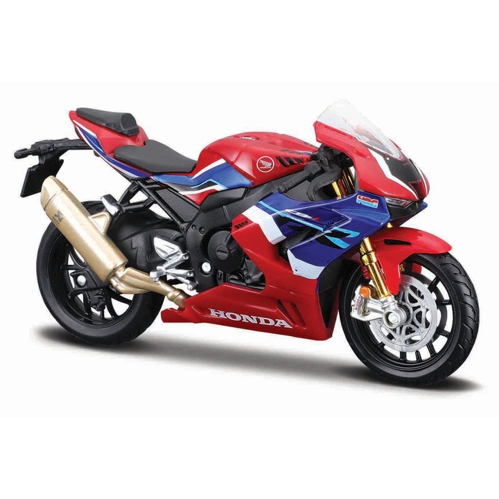 Метален мотоциклет Maisto Honda CBR 1000 RR специално издание 1:18, реалистични детайли, лъскава боя, многоцветен
