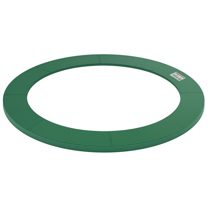 Husa de trambulina HOMCOM O305x1.5 cm pliabila si portabila, protectie pentru trambulina de gradina din plastic, spuma PE si EPE, verde