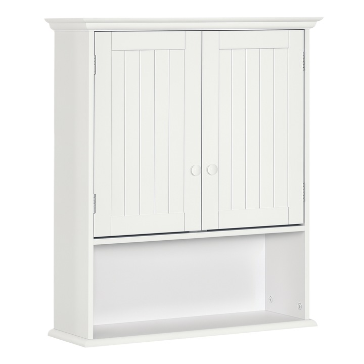 Dulap baie, Kleankin, Suspendat, Alb, 60x20x70.5 cm