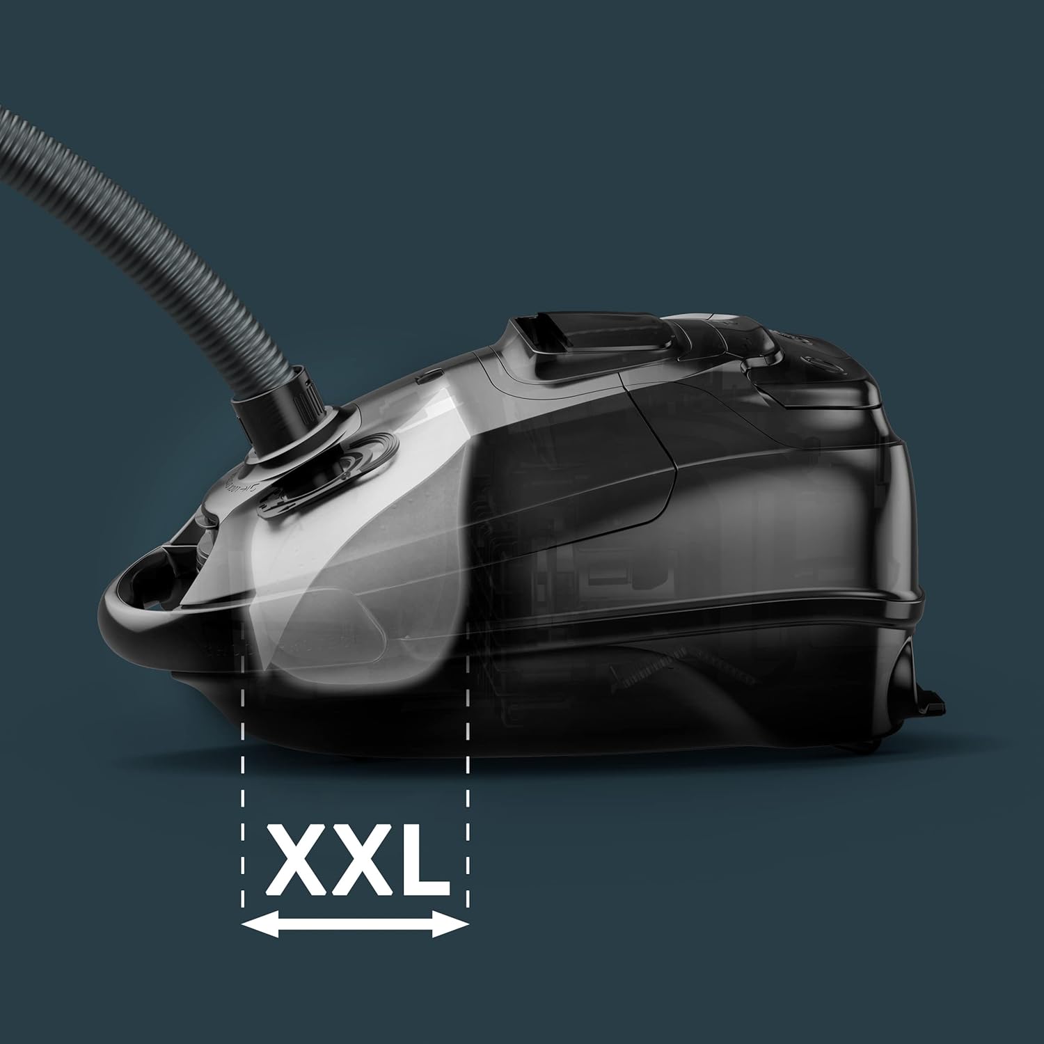 Aspirator cu sac Rowenta, 400 W, extrem de silentios la 57 dB(A), filtru permanent, indicator umplere sac de praf