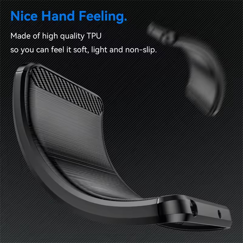 Husa pentru Xiaomi 15T Carbon Liquid Silicone, negru