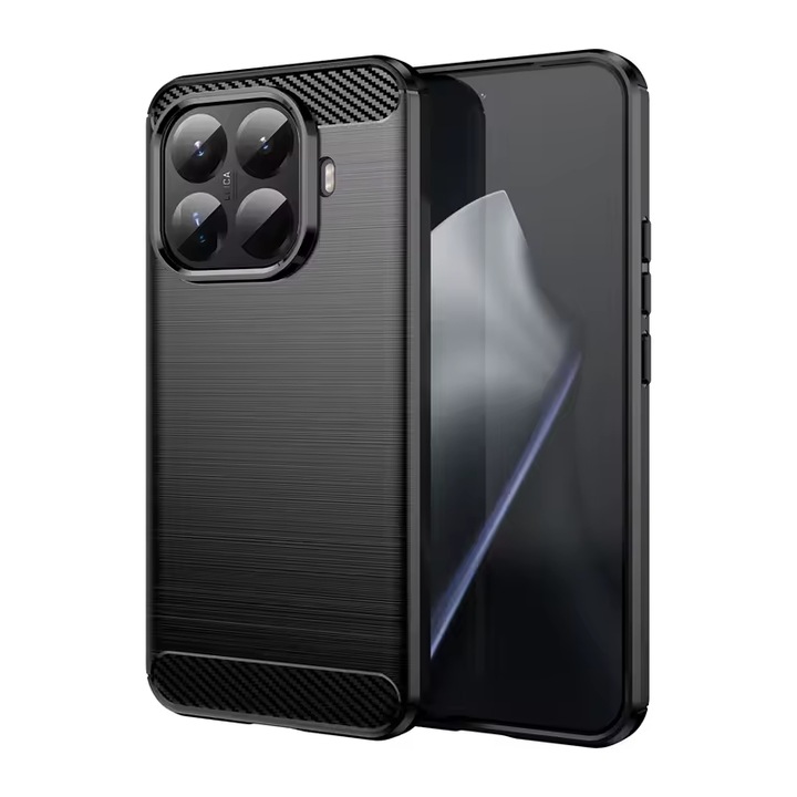 Калъф за Xiaomi 15T Pro Carbon Liquid Silicone, черен