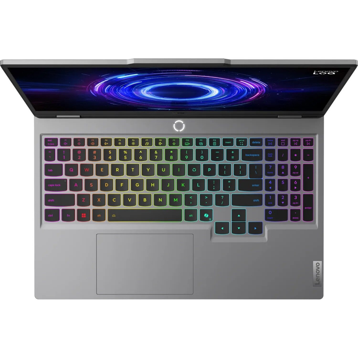 Laptop Lenovo LOQ, 15.6" Full HD, Intel® Core™ i5 13450HX pana la 4.6 GHz, 16 GB RAM DDR5 4800, 1 TB SSD, NVIDIA® GeForce® RTX 5060 8 GB, Free Dos, Luna Grey 1 TB