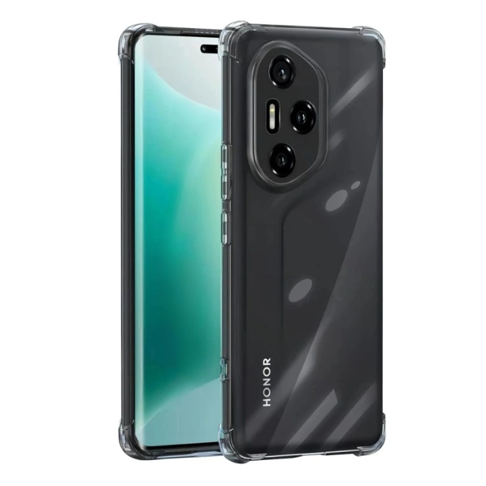 Husa protectie Mat-Tech compatibila cu Honor 400 Pro 5G, Margini ridicare camera, Colturi anti-soc, Decupaje Precise, Rezistenta la impact, Transparenta