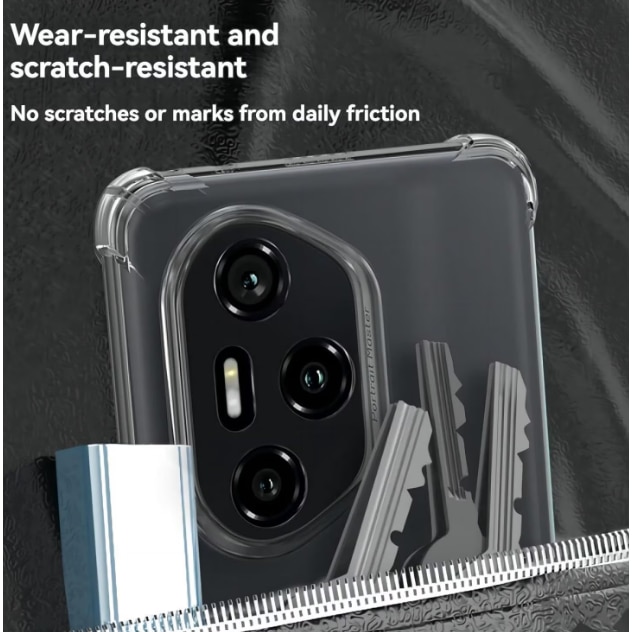 Husa protectie Mat-Tech compatibila cu Honor 400 Pro 5G, Margini ridicare camera, Colturi anti-soc, Decupaje Precise, Rezistenta la impact, Transparenta