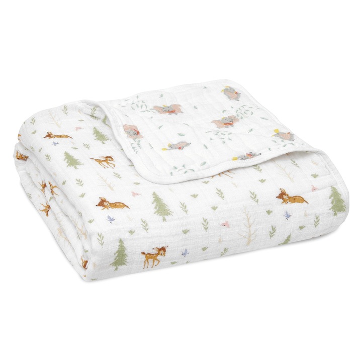 Одеяло Aden + Anais Essentials Disney + Friends, многоцветно, 70x70см