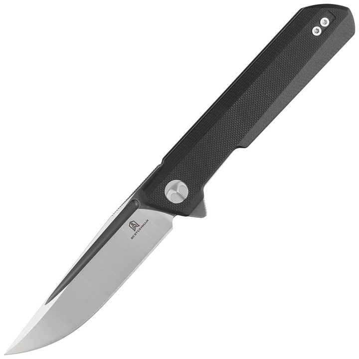Cutit Pliabil, Bestechman De La Bestech Knives, Bmk01D, Otel, Material Maner G10, Blocare Liner Lock, Metoda De Deschidere Manual, Flipper, 20.5 x 8.5 x 3 cm, Negru