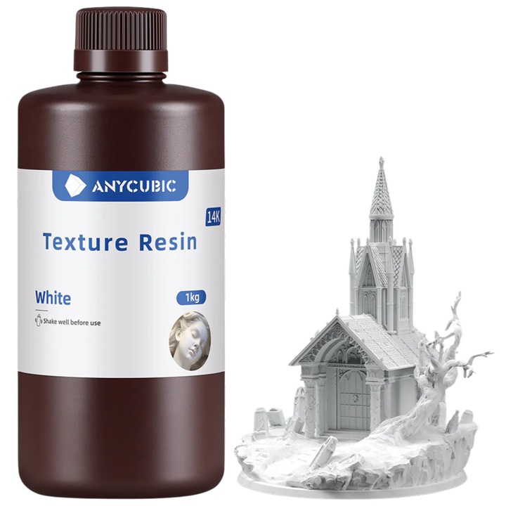 Rasina 3D, Anycubic Texture, Feher, 3D nyomtatohoz