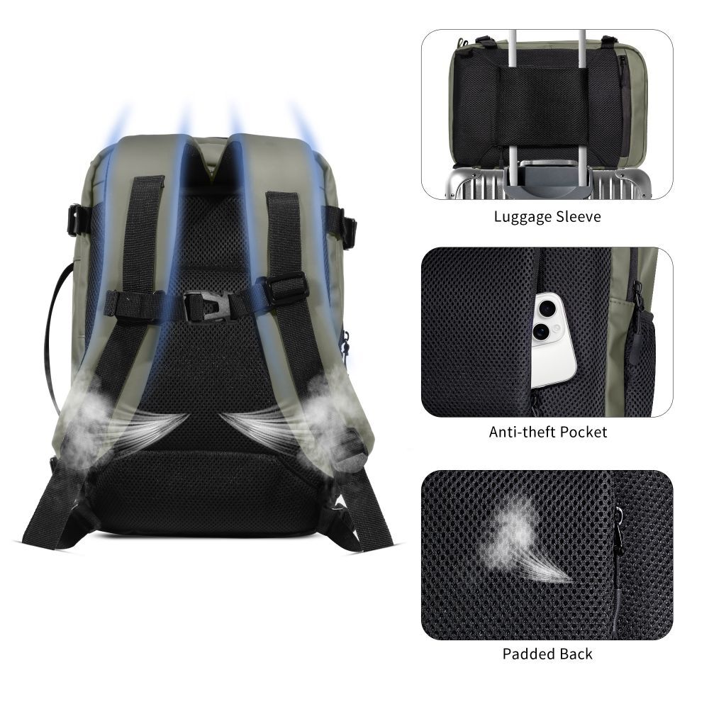 Rucsac - Tech-Protect Defender S50 - rucsac verde măsliniu