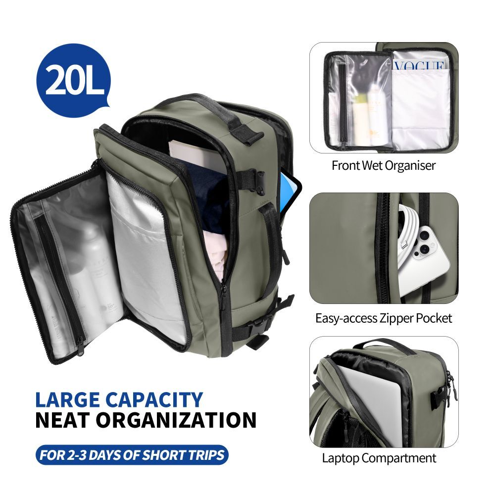 Rucsac - Tech-Protect Defender S50 - rucsac verde măsliniu