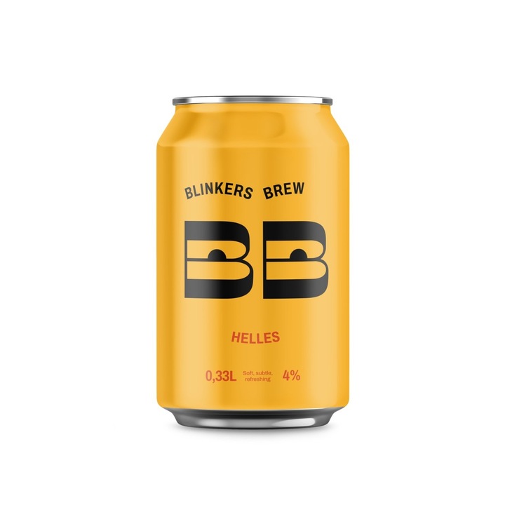 Bere Blonda Blinkers Brew Helles, 4%, 330ml, Doza