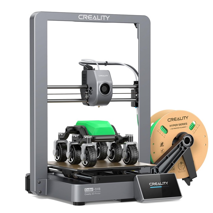 Creality Ender-3 V3 3D nyomtató, 600mm/s, automata szintezés, 220x220x250mm
