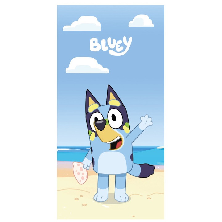 Плажна кърпа Bluey Ocean, плажна кърпа 70x140см (бързосъхнеща)
