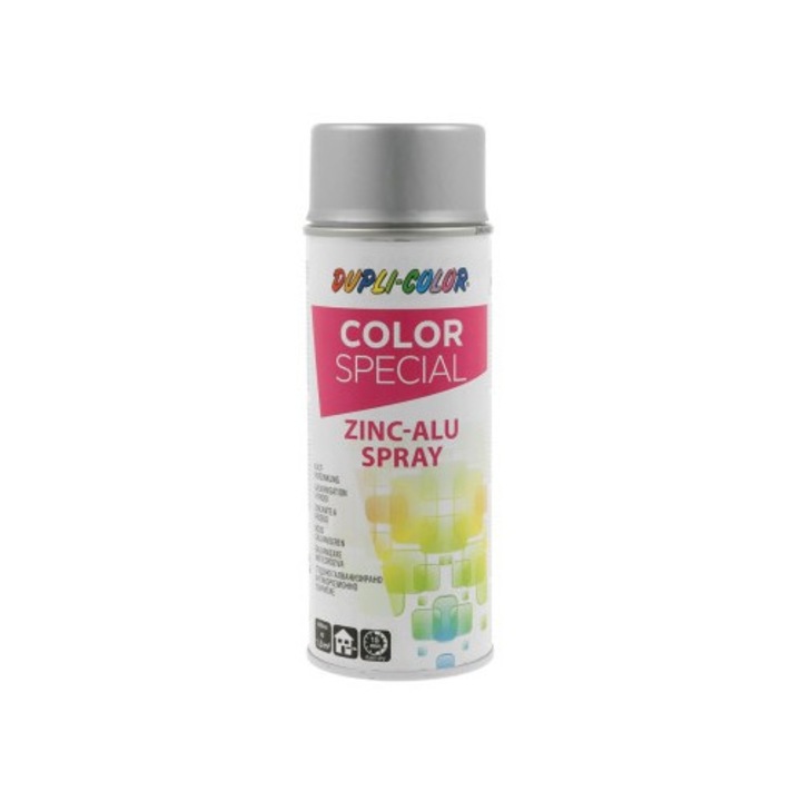Vopsea Spray Zinc-Aluminiu 400 ML DUPLI-COLOR Argintiu