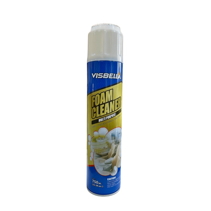 Visbella univerzális zsíroldó, 750 ml-es aeroszol, aktív hab, kárpitokhoz és szőnyegekhez