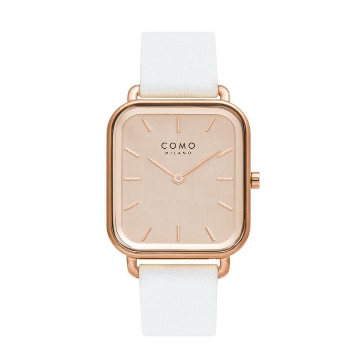 Como Milano Square CM072.303.2WH4, Kvarc, 32x28 mm, 3 ATM, női karóra