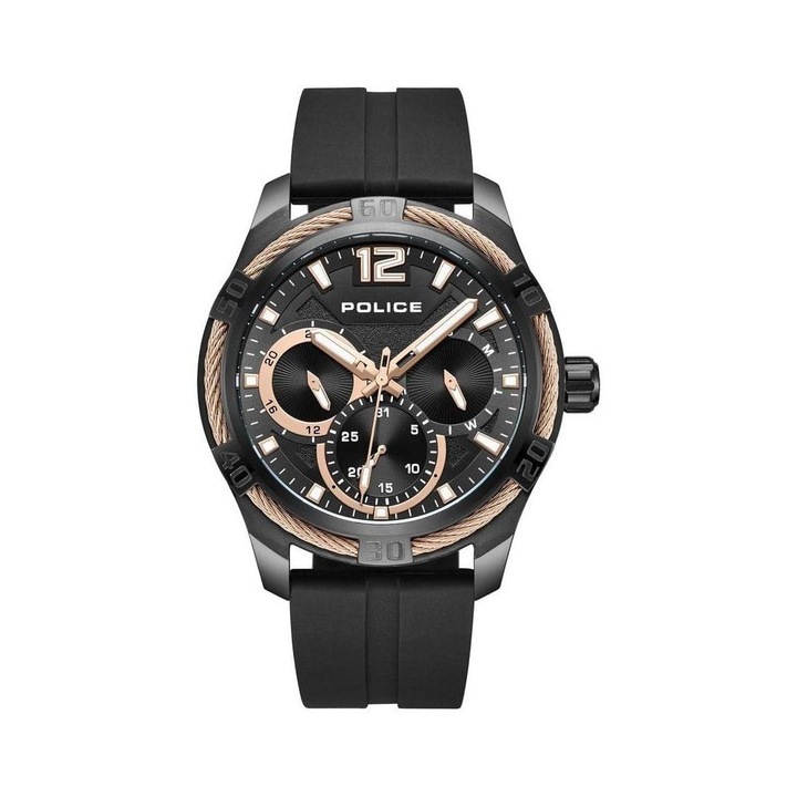 Police Chokery PEWJQ0005304, Kvarc, 44 mm, 5 ATM férfi karóra