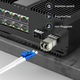 Модул SFP28, Extralink, Трансивър 25Gbps, LC/UPC Duplex, 850nm, Мултимод, Разстояние 100 м, DOM, Комплект 2 броя, Съвместим с мрежово оборудване MikroTik