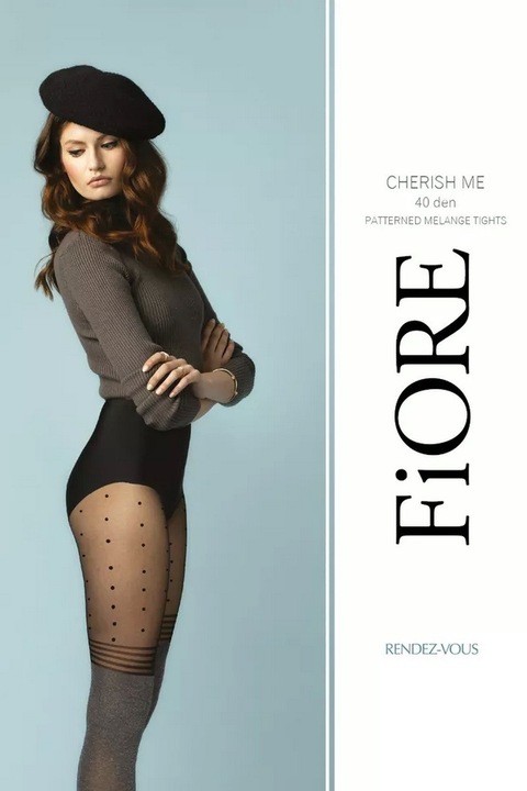 Ciorapi 40 den ce imita portjartierul - Fiore Cherish Me