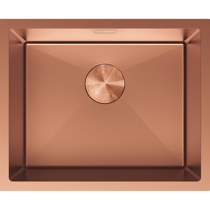 Mexen Trixo chiuveta din otel inoxidabil cu 1 compartiment 540 x 440 mm, cupru - 6414541000-65