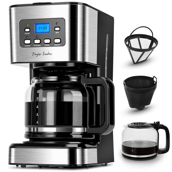 Cafetiere Taylor Swoden Darcy, 950 W, 1, 5 L, neagra