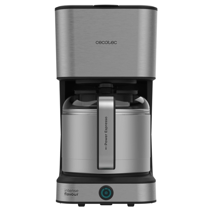 Cafetieră cu picurare Cecotec Coffee 66 Drop & Thermo, 950 W, 1.2 L, 10 căni, inox