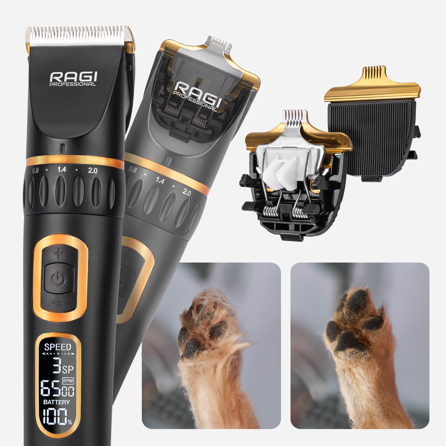 masina-de-tuns-profesionala-ragi-pentru-caini-si-pisici-cu-acumulator