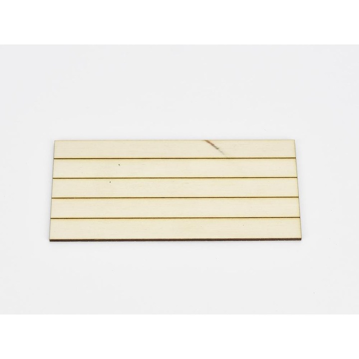 Natúr fa - Csíkos tábla kicsi 7x14, 5cm