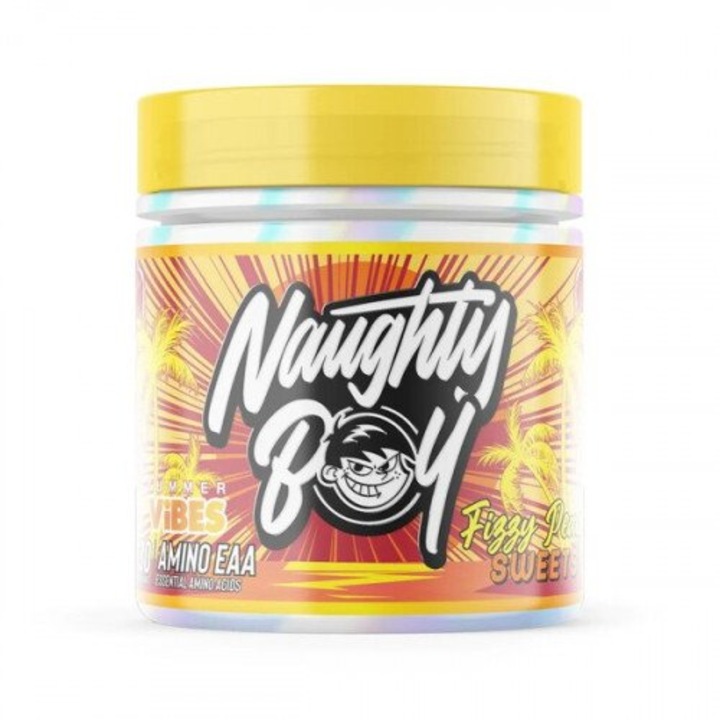 Amino EAA, Naughty Boy, Summer Vibes, 30 portii, 8,5g BCAA + EAA, Summer Fruits