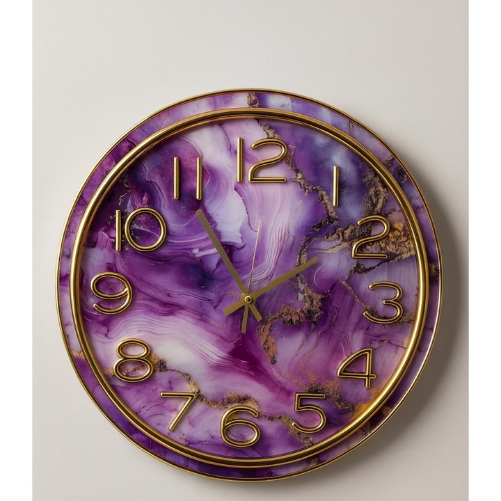 Paleris Ovális Üveg Falióra