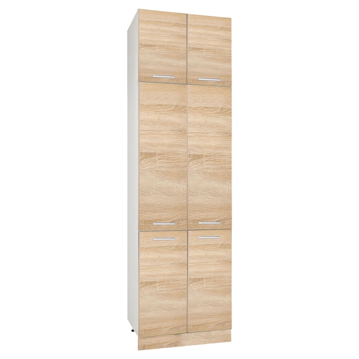 Corp mobilier inferior PAL bucatarie, BadenMob Germania, corp inalt depozitare centrala termica, 60x55x210cm, Sonoma