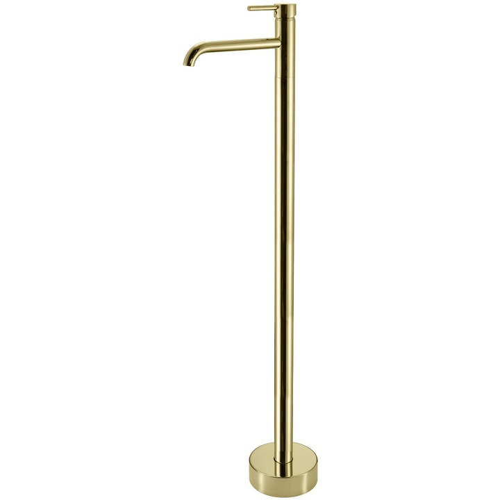 Mexen Rumba стояща смесителна батерия за умивалник, златиста - 73534-50