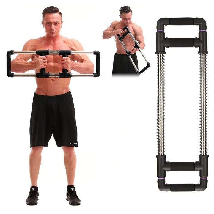 Mellkas toló rúd, GOFITNESS, otthoni fitnesz felszerelés, többszínű, szett
