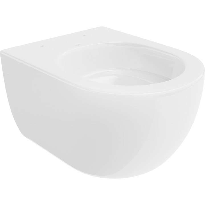 Vas de toaleta, suspendat, Mexen Carmen Rimless Tornado, alb lucios, 49x36.5x34cm