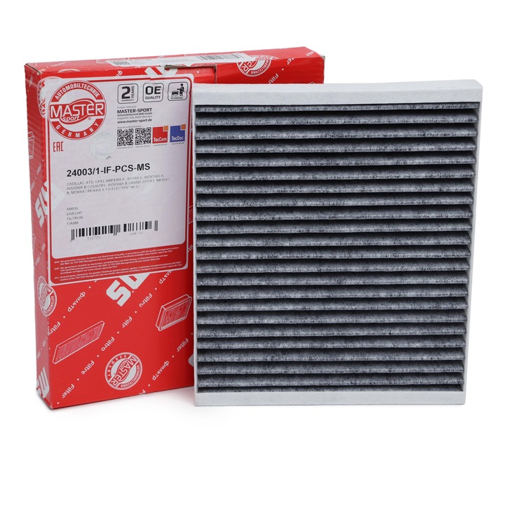 Кабинен филтър Master-Sport, за CADILLAC ATS, ATS купе, CTS, XT5, OPEL AMPERA-E, ASTRA K, 240x204x31mm