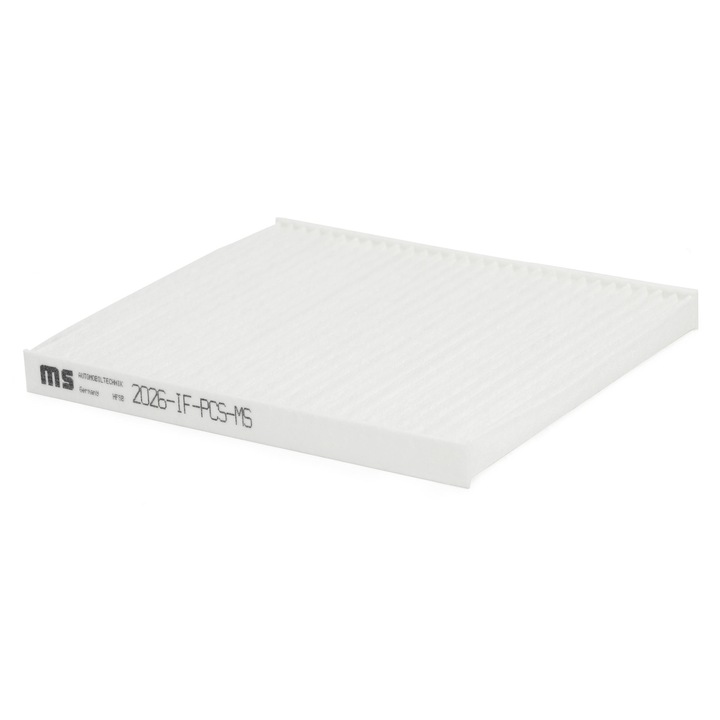 Master-Sport utastérszűrő, ABARTH 500/595/695, FIAT 500, PANDA, FORD KA, LANCIA YPSILON típusokhoz, mérete 205x177x18mm