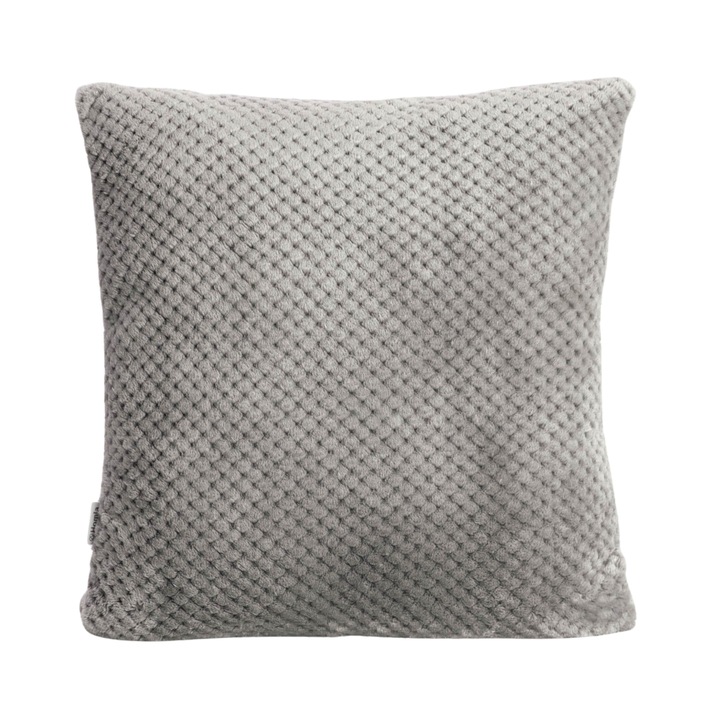 Калъфки за възглавници, комплект 2 броя, NOAH, сиви, 45x45 см Homla