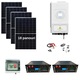 Sistem solar complet 8 kW cu 18 panouri Canadian Solar, invertor Deye 6 kW monofazat, stocare LiFePO4 10.24 kWh, fără montaj